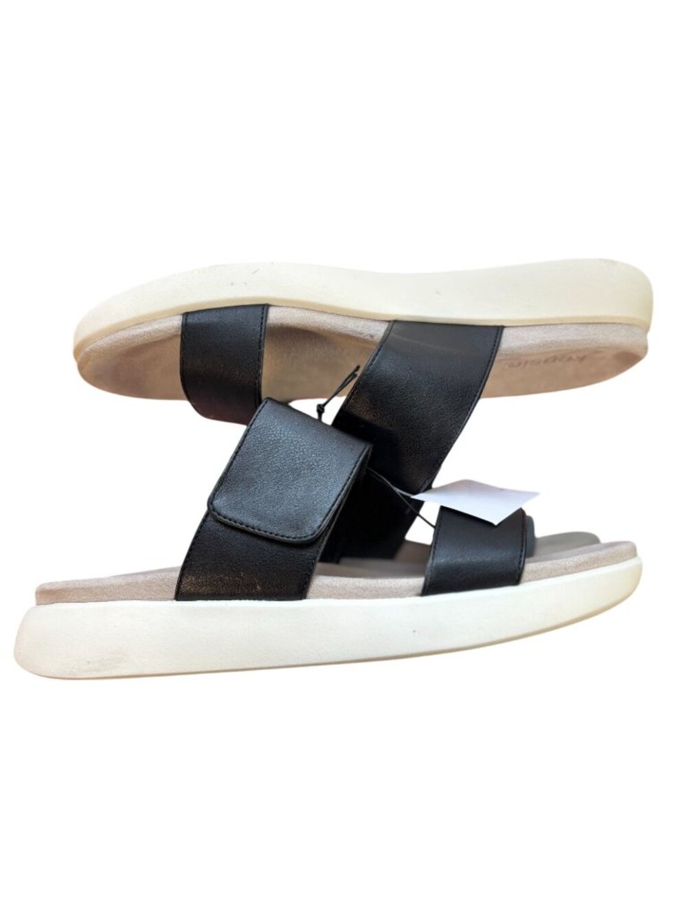 Kensie Jipsy Ladies Black Slide Sandals With Cushioned Footbed & Non-Slip Sole - Picture 5 of 7